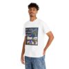 Festive Unisex Heavy Cotton Tee - Menorah Design for Hanukkah Celebrations - Image 3