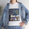Festive Unisex Heavy Cotton Tee - Menorah Design for Hanukkah Celebrations - Image 5